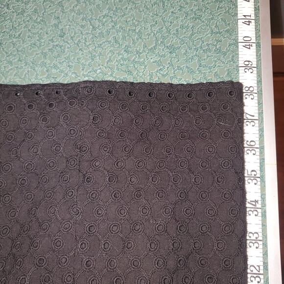 Ann Taylor Black Eyelet Dress Size 8 Vintage Bow Detail Sleeveless Lined - Picture 9 of 10